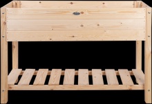 Mesa Cultivo Elevada en Blanco L