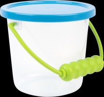 Cubo Transparente con Tapa