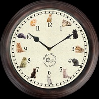 Reloj Sonido Gatos