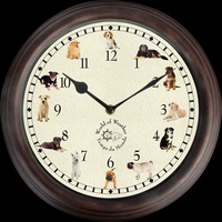 Reloj Sonido Perros