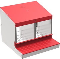 Ponedero Aves 2 Departamentos Suelo Alambre