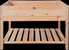 Mesa de Cultivo Elevada en Blanco XXL