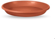 Plato Maceta Cilindro Plastico Terracota 47cm