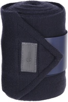 Set 4 unidades Vendaje Caballos Tejido Azul Marino