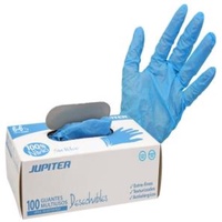 Guantes Jupiter Nitrilo Azul T6 100 Uds