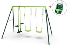 Columpio Triple Masgames Gingo con Asiento Bebe