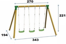 Columpio Masgames Etna Triple