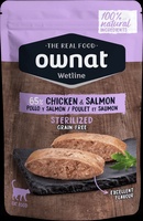Sobre Wetline Ownat Gatos Sterilized Grain Free Pollo y Salmon