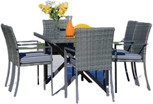 Conjunto Jardin Aruba Mesa + 6 Sillones