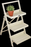 Escalera Macetero Escalonado Blanco