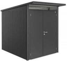 Caseta AvantGarde 180 x 220 x 218 gris oscuro con doble puerta