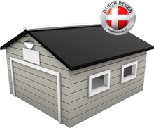 Caseta Robot cortacesped my robot home plus blanca y gris