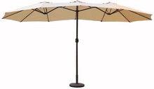 Parasol Doble de Acero con Toldo de 3x4 metros