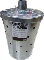 Cubo Incinerador Galvanizado Jard�n 100 litros