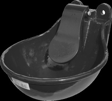 Bebedero Negro Lengueta Hierro XL