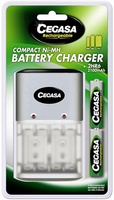 Cargador Cegasa Compact 2HR6 2100 Mah