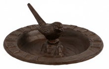 Reloj Solar y Bebedero para Pajaros