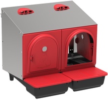 Ponedero Metalico Platinum Exterior 2 Departamentos