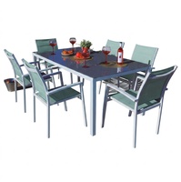 Conjunto Mesa Jardin Maldivas con 6 Sillas