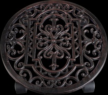 Carro Hierro Fundido Plantas Redondo L Interiores