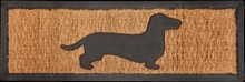 Felpudo Perro Salchicha Fibra de Coco 