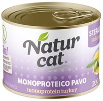 Naturcat Monoproteico Pavo Sterilised 200 gr