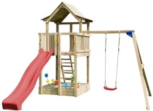 Parque Infantil Pagoda L con Columpio Individual