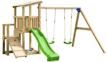 Parque Juegos Infantil Madera Mini Cascade con Columpio Doble