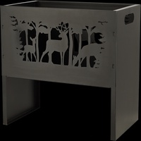 Brasero Fuego de Ciervo Rectagular