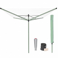 Tendedero Rotary Lift-O-Matic 4 Brazos 50 Metros Leaf Green con Accesorios