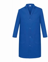 Bata Trabajo Caballero Algodon Azulina Talla 64