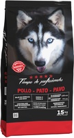 Pienso Perros Tiempo de Profesionales Pollo Pato y Pavo 15 kg