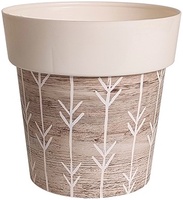 Maceta Melisa Redonda Iml Natural � 15 cm