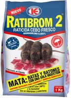 Raticida Ratibrom 2 Cebo Fresco Bolsa 1 kg