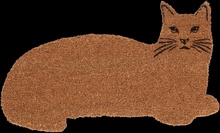 Felpudo Figura Gato Fibra de Coco