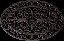 Felpudo de Goma Ovalado 70x46 cm