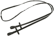 Riendas de goma antideslizante marron