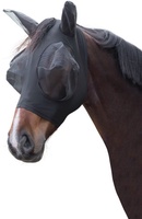 Mascara anti moscas caballos FinoStretch Negro Poni