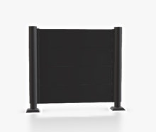 Pantalla Privacidad 135x100 Gris Oscuro