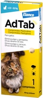 AdTab Comprimidos Masticables Antiparasitarios para Gatos 2-8 Kg
