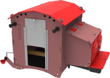 Gallinero fijo Red Roof mediano 60x75 M