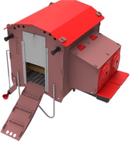 Gallinero Movil Red Roof Mediano 60x75 M