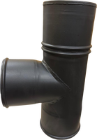 Te Estufa Con Tapa Ø 110 mm Te Estufa Con Tapa Ø 110 mm