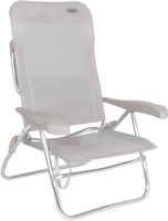 Silla de Playa Reclinable Crespo AL/223 Gris Claro