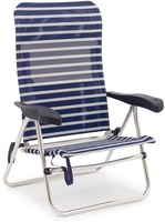 Silla de Playa Crespo AL/205 Rayas Azules Silla de Playa Crespo AL/205 Rayas Azules