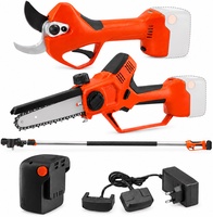 Kit poda Stocker Magma E-40 TP + motosierra E-150 LA + mango giratorio 200-310 cm + batería 2,6 Ah y cargador doble Kit poda Stocker Magma E-40 TP + motosierra E-150 LA + mango giratorio 200-310 cm + batería 2,6 Ah y cargador doble