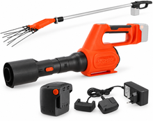 Pack vareador Stocker Magma E-51 telescópico 235-315 cm + soplador 630 + batería 4 Ah + cargador Pack vareador Stocker Magma E-51 telescópico 235-315 cm + soplador 630 + batería 4 Ah + cargador