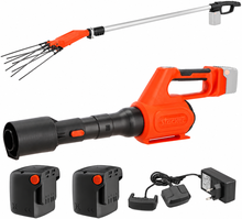 Pack vareador Stocker Magma E-51 telescópico 235-315 cm + soplador 630 + 2 baterías 4 Ah + cargador Pack vareador Stocker Magma E-51 telescópico 235-315 cm + soplador 630 + 2 baterías 4 Ah + cargador