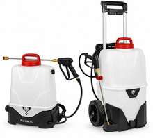 Pack pulverizadores Pulmic Industrial 15 L + Industrial 35 Auto-clean con carro