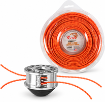 Pack cabezal de desbrozadora FlashCutter UFC06 + hilo Vortex Aluminio 3,9 mm de 26 m Pack cabezal de desbrozadora FlashCutter UFC06 + hilo Vortex Aluminio 3,9 mm de 26 m